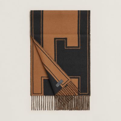Casaque Clefs de H scarf - Grey | Hermès USA